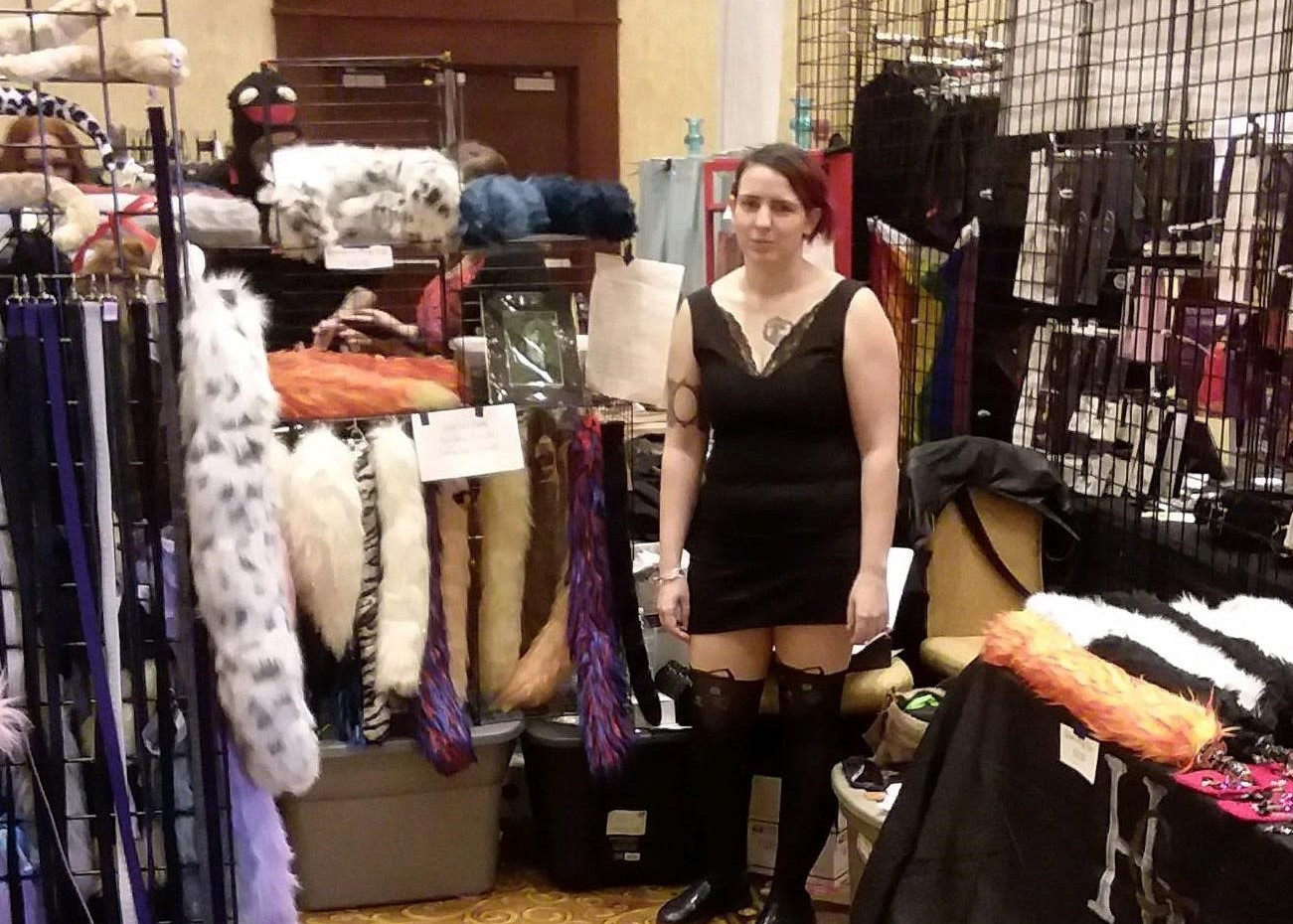 Picture of Costume Accessory Booth at Rhode Island Fetish Flea.